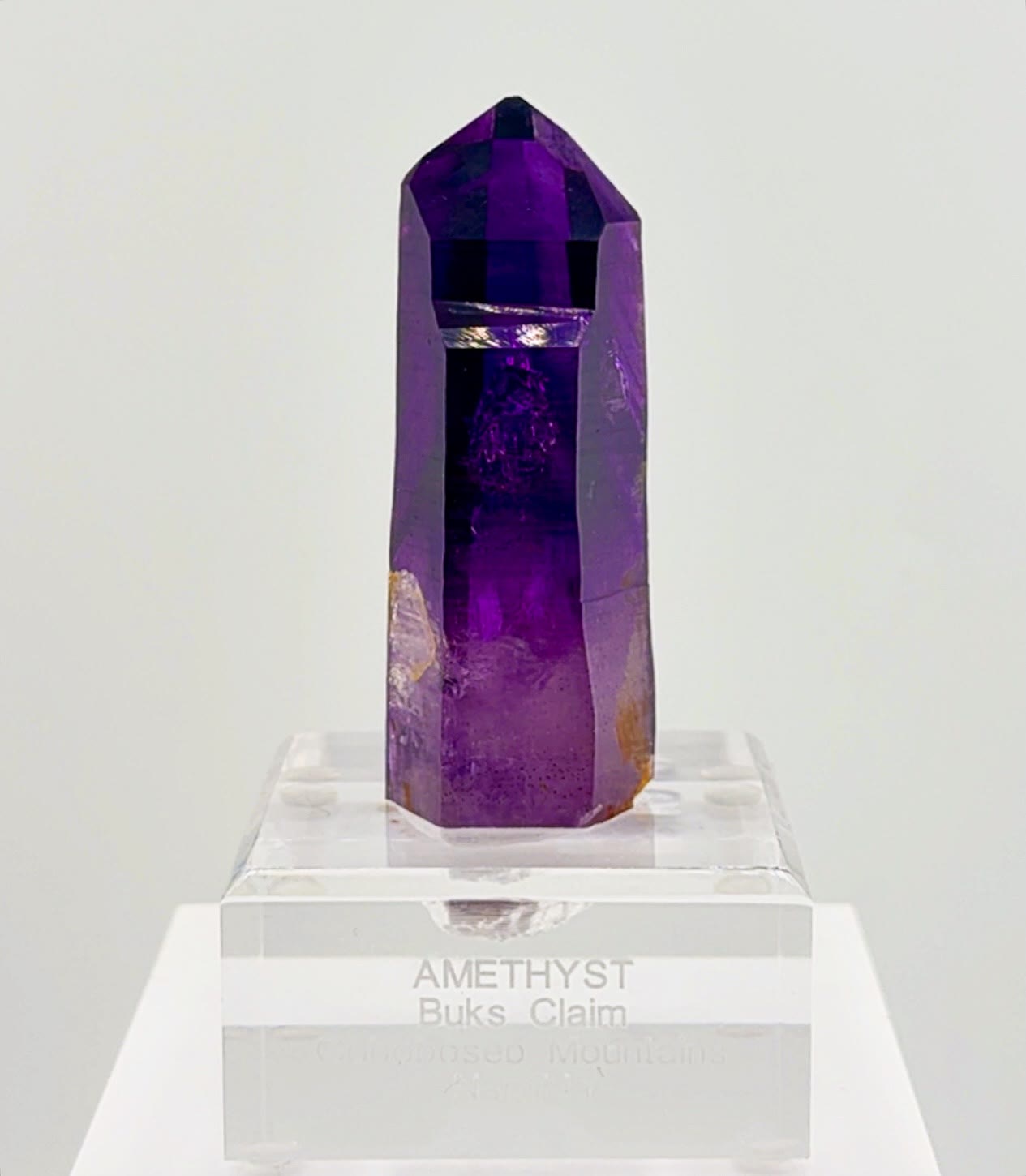 Blurple perfection from one of Namibia’s most legendary amethyst localities