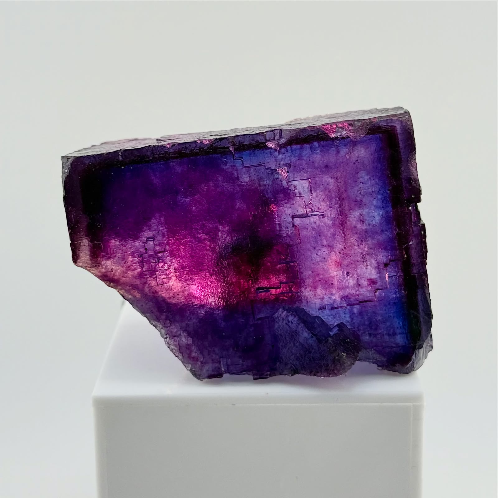 Three lighting setups. One incredible fluorite