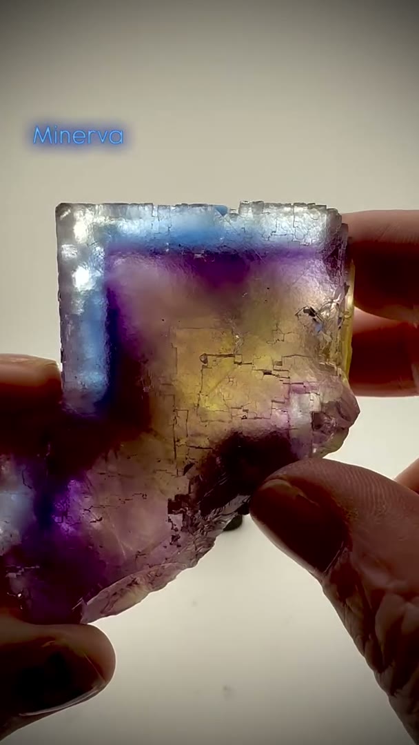Absolutely in love with the colors of this Minerva Fluorite