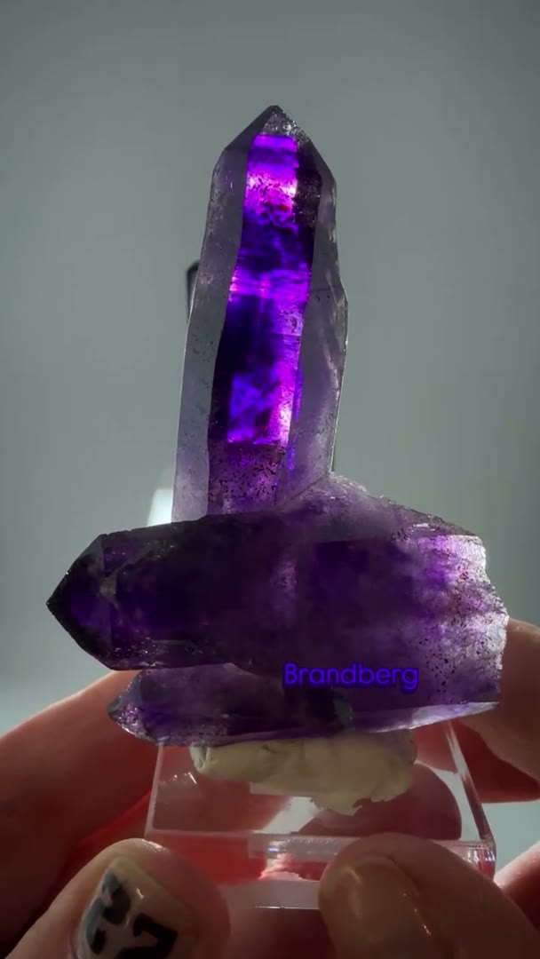 The blue and purple flash captivate me every time and the hematite…