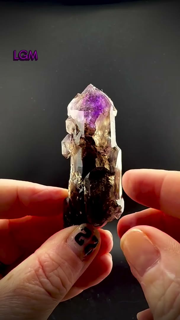Smoky Amethyst Scepter from The Little Gem Mine, Jefferson County, Montana