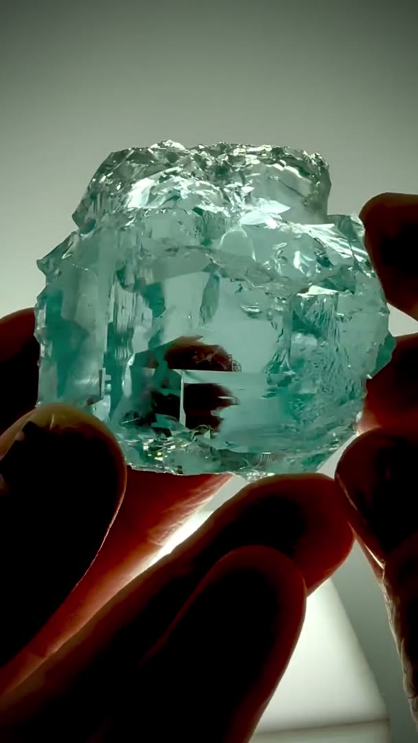 The “22” MAGNIFICENT MEDINA ETCHED CUBE AQUAMARINE... This is truly…