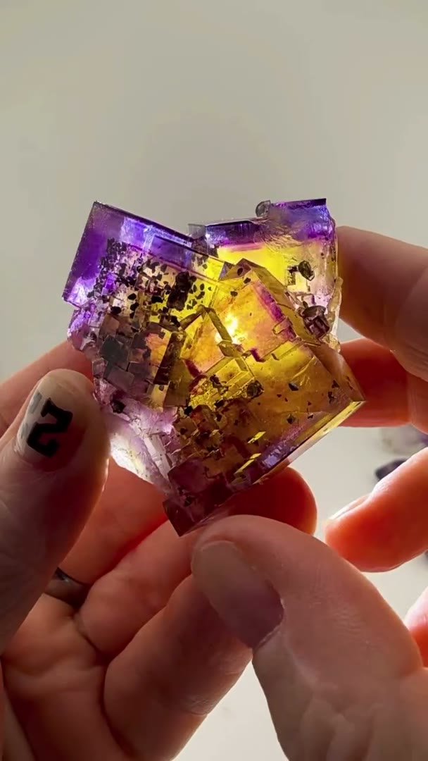 Absolutely next level Fluorite from the legendary Denton Mine