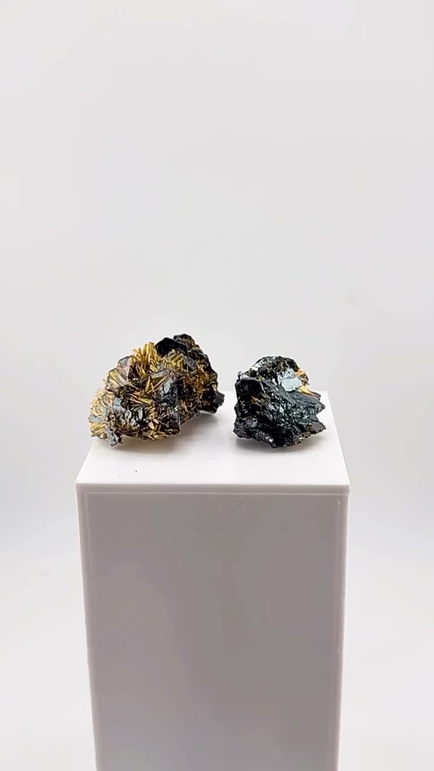 Golden fire meets iron core
