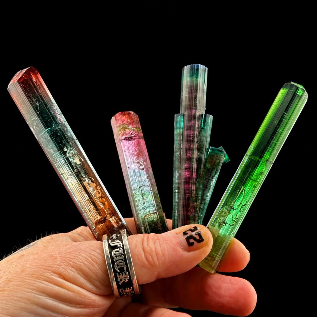 Tourmaline royalty in hand