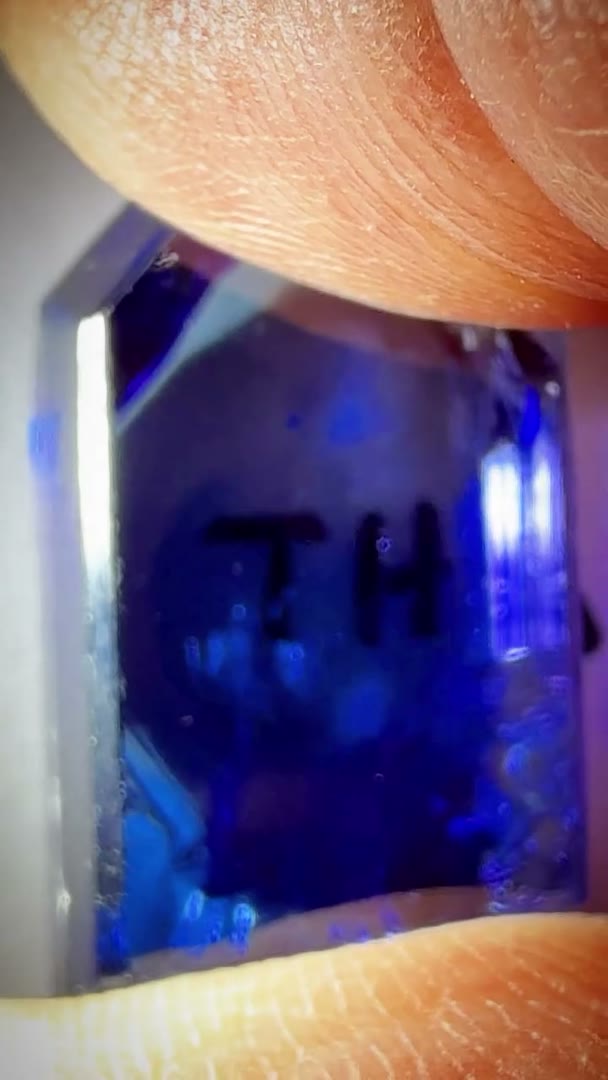 “This is a gem Tanzanite…”