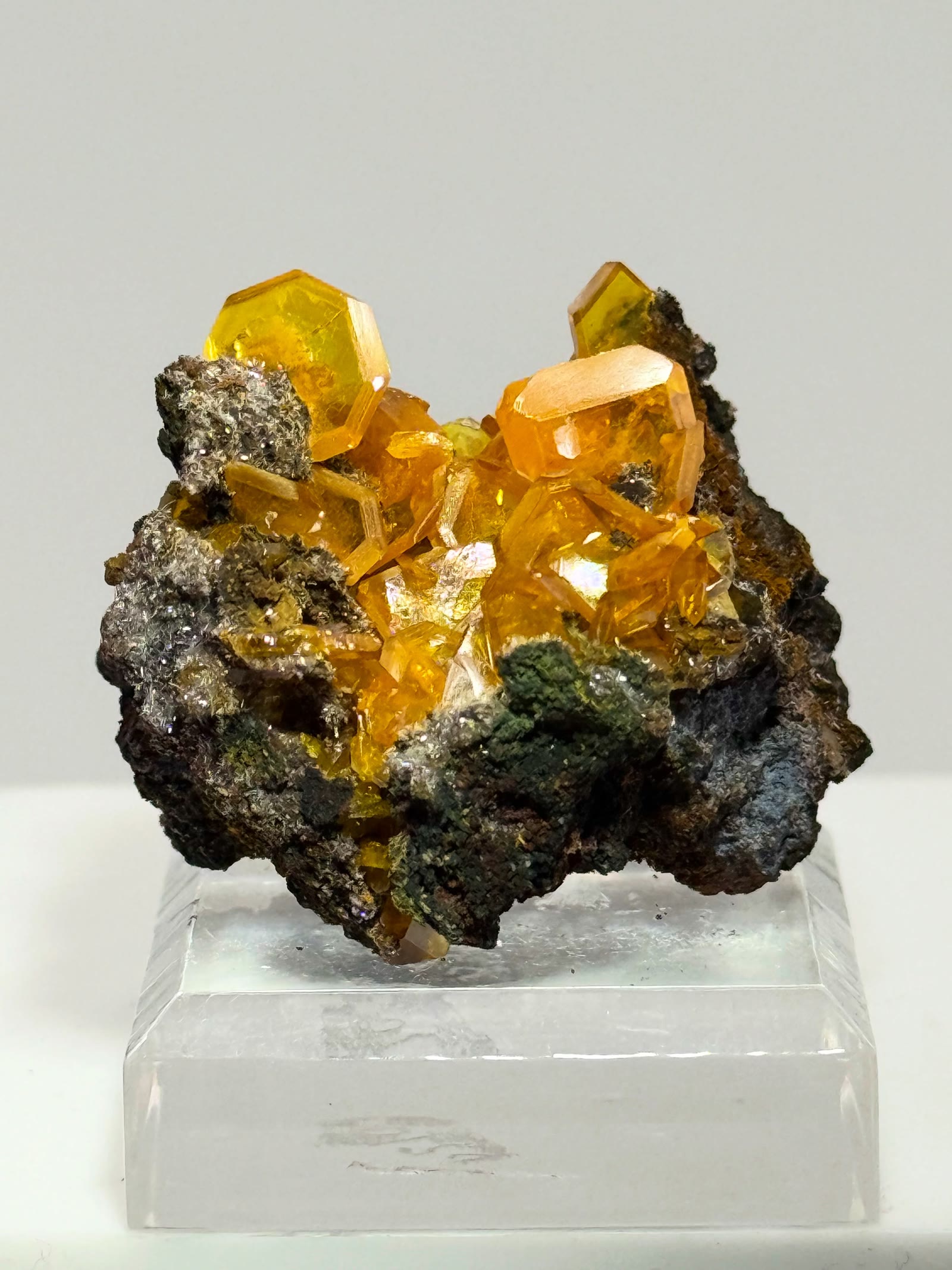 Golden fire from Los Lamentos